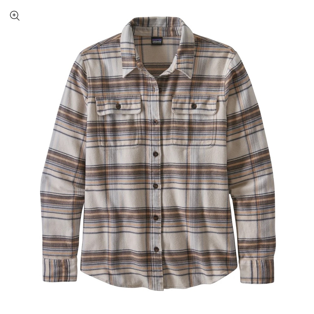 Patagonia Women’s Long-Sleeved Fjord Flannel Shirt Size Medium